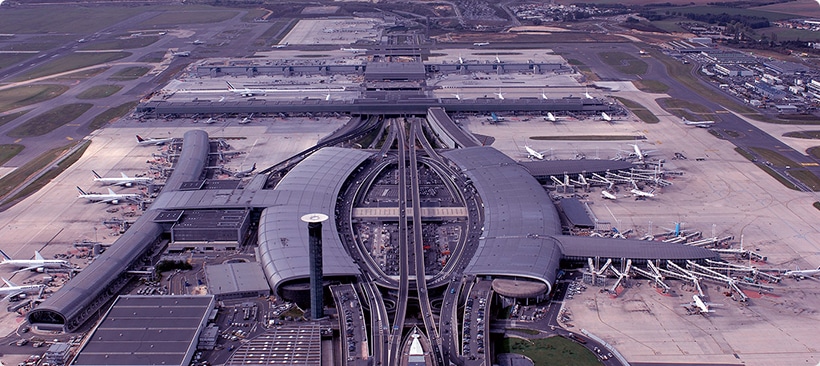 transport-aerien-hub-aeroport aéroport charles de gaule en france